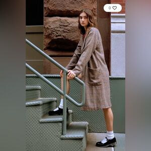 Urban Outfitters Margaux Longline Menswear Overcoat